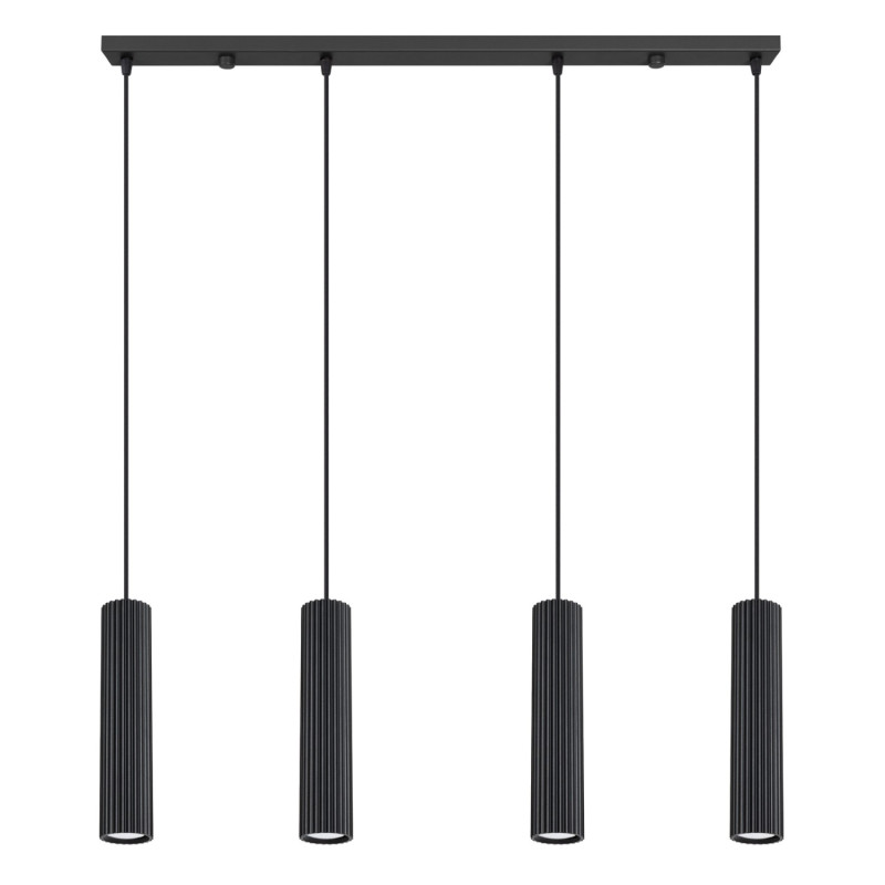 Lampa wisząca KARBON 4L czarny SL.2003