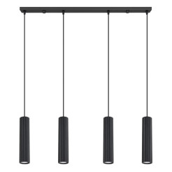 Lampa wisząca KARBON 4L czarny SL.2003