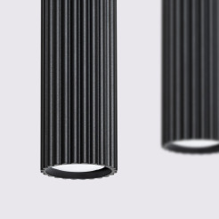Lampa wisząca KARBON 4L czarny SL.2003