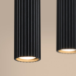 Lampa wisząca KARBON 4L czarny SL.2003