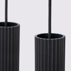 Lampa wisząca KARBON 4L czarny SL.2003