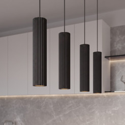 Lampa wisząca KARBON 4L czarny SL.2003