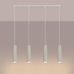 Lampa wisząca KARBON 4L beżowy SL.2004