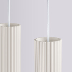 Lampa wisząca KARBON 4L beżowy SL.2004