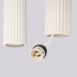 Lampa wisząca KARBON 4L beżowy SL.2004