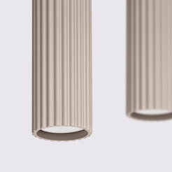 Lampa wisząca KARBON 4L taupe SL.2007