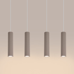 Lampa wisząca KARBON 4L taupe SL.2007