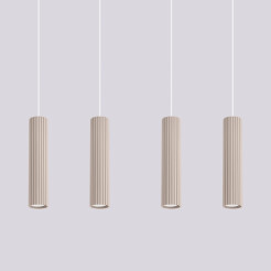 Lampa wisząca KARBON 4L taupe SL.2007