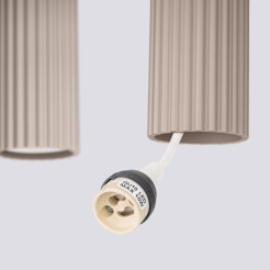 Lampa wisząca KARBON 4L taupe SL.2007