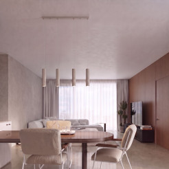 Lampa wisząca KARBON 4L taupe SL.2007