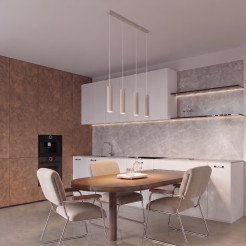 Lampa wisząca KARBON 4L taupe SL.2007