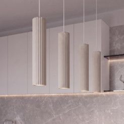 Lampa wisząca KARBON 4L taupe SL.2007