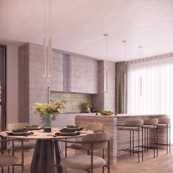 Lampa wisząca ARCHE 3P beżowa SL.2035