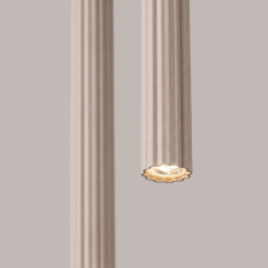 Lampa wisząca ARCHE 2P taupe SL.2037