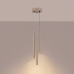 Lampa wisząca ARCHE 3P taupe SL.2038