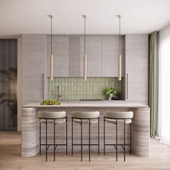 Lampa wisząca ARCHE 3P taupe SL.2038
