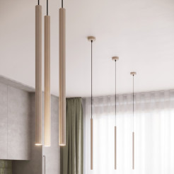 Lampa wisząca ARCHE 3P taupe SL.2038