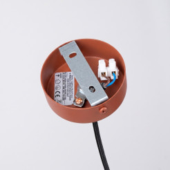 Lampa wisząca ARCHE 1 ochra czerwona SL.2039