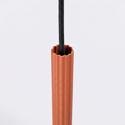 Lampa wisząca ARCHE 1 ochra czerwona SL.2039