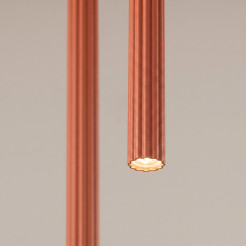 Lampa wisząca ARCHE 2P ochra czerwona SL.2040