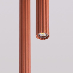 Lampa wisząca ARCHE 2P ochra czerwona SL.2040