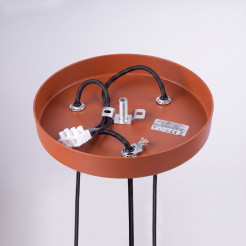 Lampa wisząca ARCHE 3P ochra czerwona SL.2041