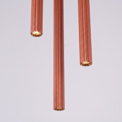 Lampa wisząca ARCHE 3P ochra czerwona SL.2041