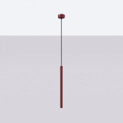 Lampa wisząca ARCHE 1 burgund SL.2042
