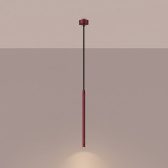 Lampa wisząca ARCHE 1 burgund SL.2042