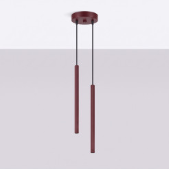 Lampa wisząca ARCHE 2P burgund SL.2043