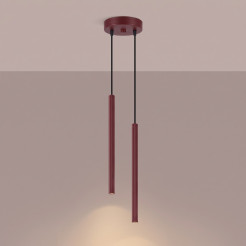 Lampa wisząca ARCHE 2P burgund SL.2043