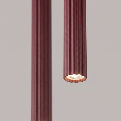 Lampa wisząca ARCHE 2P burgund SL.2043