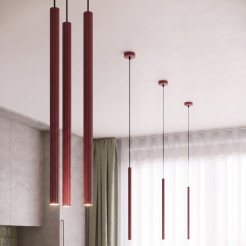 Lampa wisząca ARCHE 2P burgund SL.2043