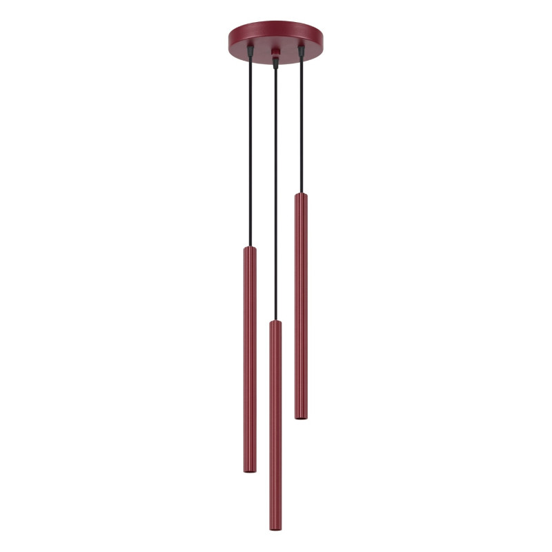 Lampa wisząca ARCHE 3P burgund SL.2044