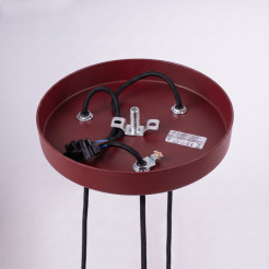 Lampa wisząca ARCHE 3P burgund SL.2044