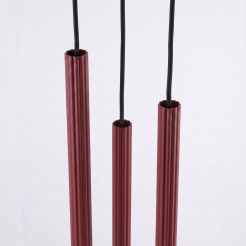 Lampa wisząca ARCHE 3P burgund SL.2044