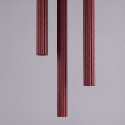 Lampa wisząca ARCHE 3P burgund SL.2044