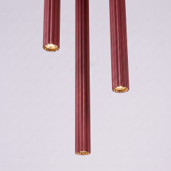 Lampa wisząca ARCHE 3P burgund SL.2044