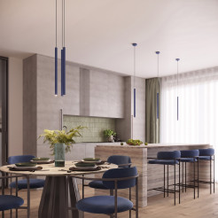 Lampa wisząca ARCHE 2P ultramaryna SL.2046