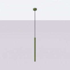 Lampa wisząca ARCHE 1 zielona oliwka SL.2048