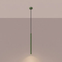 Lampa wisząca ARCHE 1 zielona oliwka SL.2048
