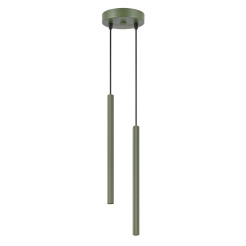 Lampa wisząca ARCHE 2P zielona oliwka SL.2049