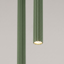 Lampa wisząca ARCHE 2P zielona oliwka SL.2049