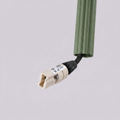 Lampa wisząca ARCHE 2P zielona oliwka SL.2049