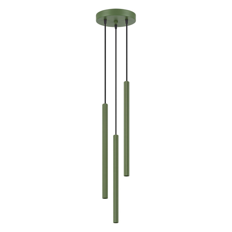 Lampa wisząca ARCHE 3P zielona oliwka SL.2050