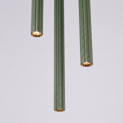Lampa wisząca ARCHE 3P zielona oliwka SL.2050