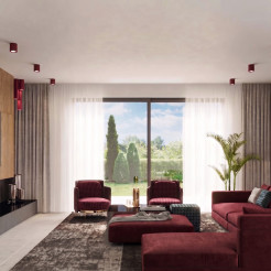 Plafon LAGOS 20 burgund SL.2075