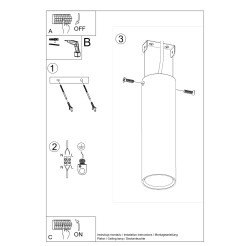 Plafon LAGOS 20 ultramaryna SL.2076