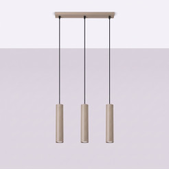 Lampa wisząca LAGOS 3L taupe SL.2079