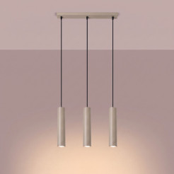 Lampa wisząca LAGOS 3L taupe SL.2079